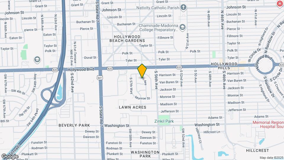 214 S 57th Ave Map and Location Details