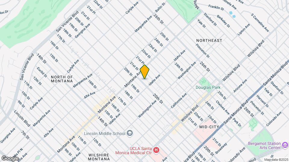 833 20th St Map and Location Details