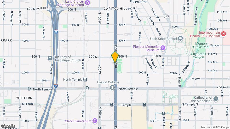 650 N 300 W Map and Location Details