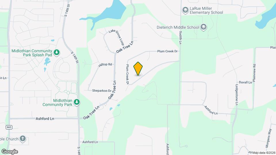 1817 Hidden Crk Dr Map and Location Details