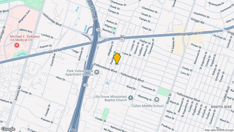 6811 Del Rio St Map and Location Details