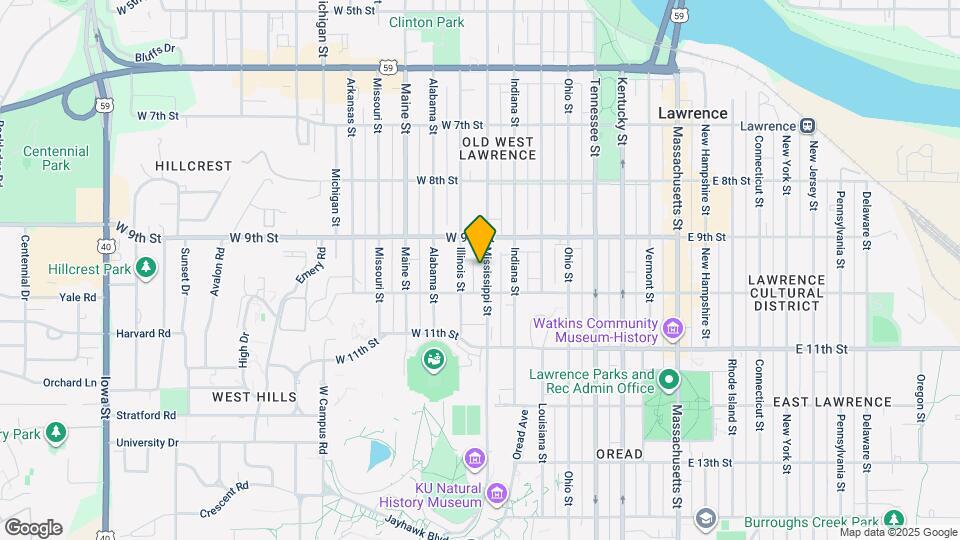 929 Mississippi St Map and Location Details