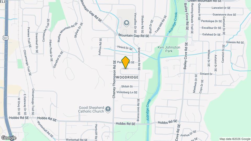 1027 Sharpsburg Dr SE Map and Location Details