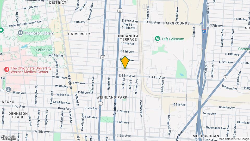 345 Chittenden Ave Map and Location Details