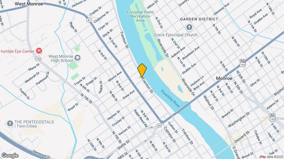 1109 Trenton St Map and Location Details