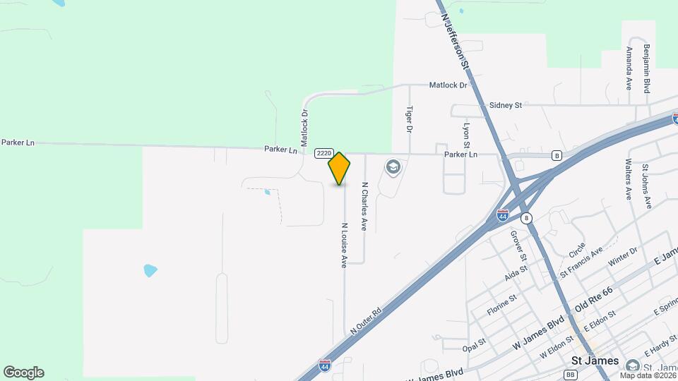 611 N Louise Ave Map and Location Details