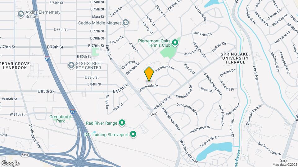 656 Albemarle Dr Map and Location Details