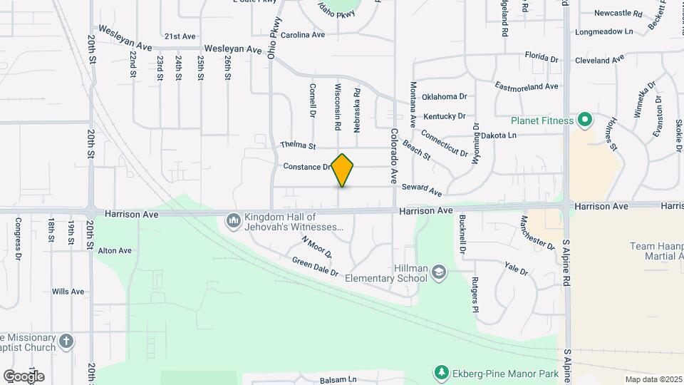 3403 Seward Ave Map and Location Details