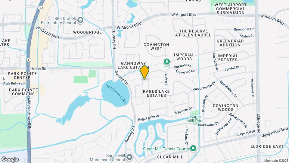 1610 Thunder Lake Ln Map and Location Details