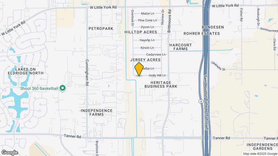 11131 Holly Hill Ln Map and Location Details