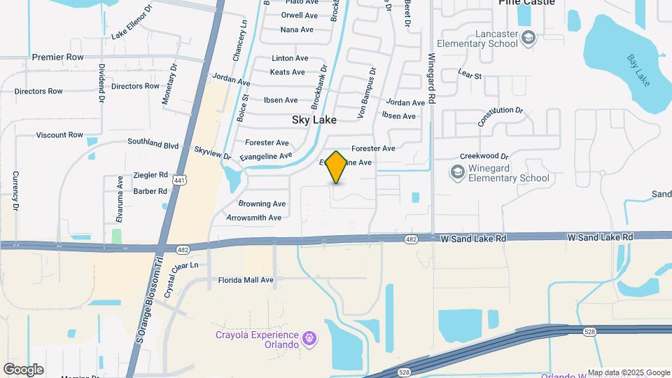 851 Sky Lake Cir Map and Location Details