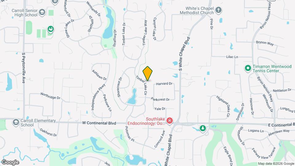 707 Timber Lake Cir Map and Location Details