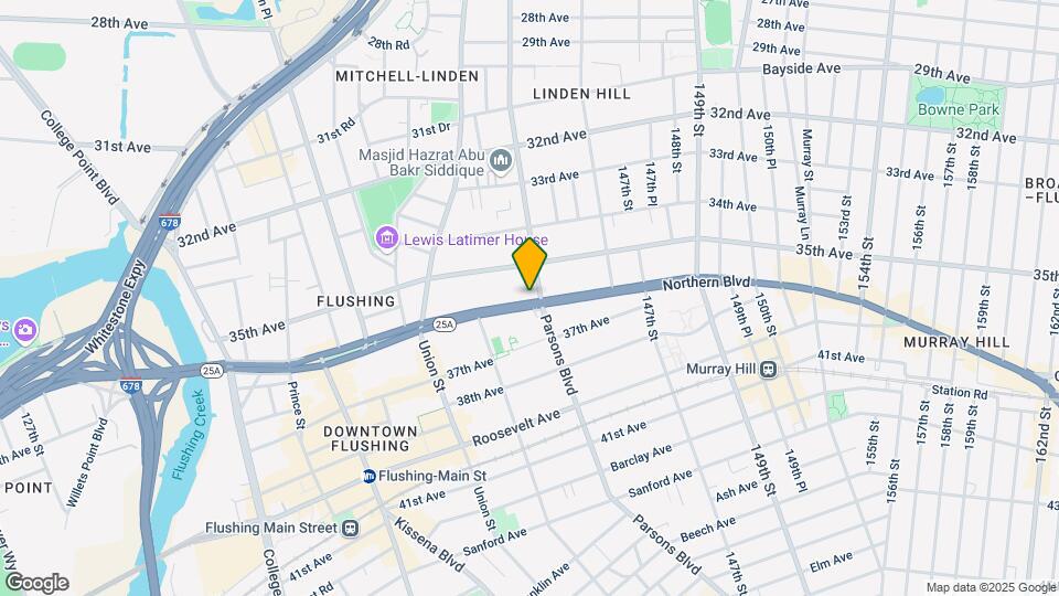 141-61 Northern Blvd Mapa y Detalles de la Ubicación