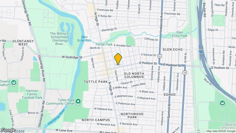 68 E Hudson St, Unit 68 Map and Location Details