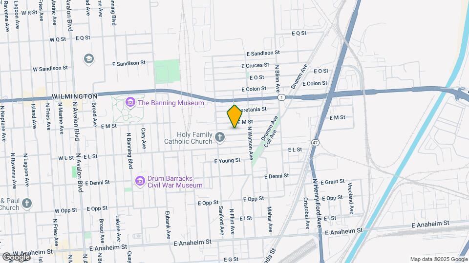 1111 E Robidoux St Map and Location Details