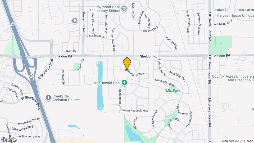 8608 Disa Alpine Way Map and Location Details