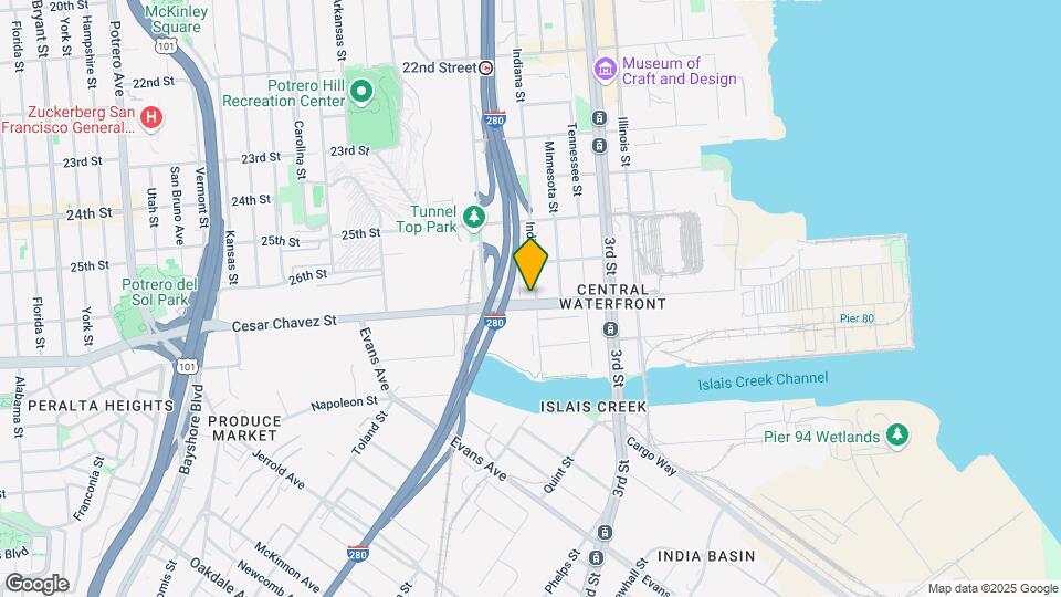 1588 Indiana St Mapa y Detalles de la Ubicación