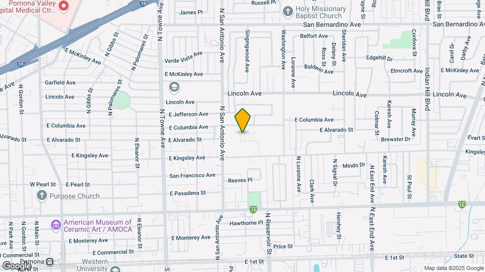 867-881 E Alvarado St Map and Location Details