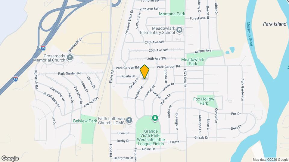 2736 Delmar Dr Map and Location Details