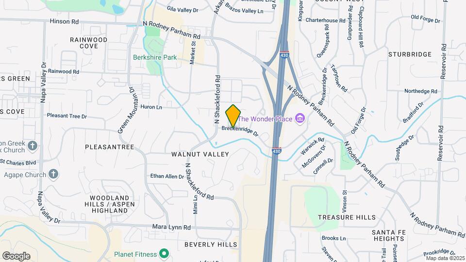 10823 Breckenridge Dr Map and Location Details