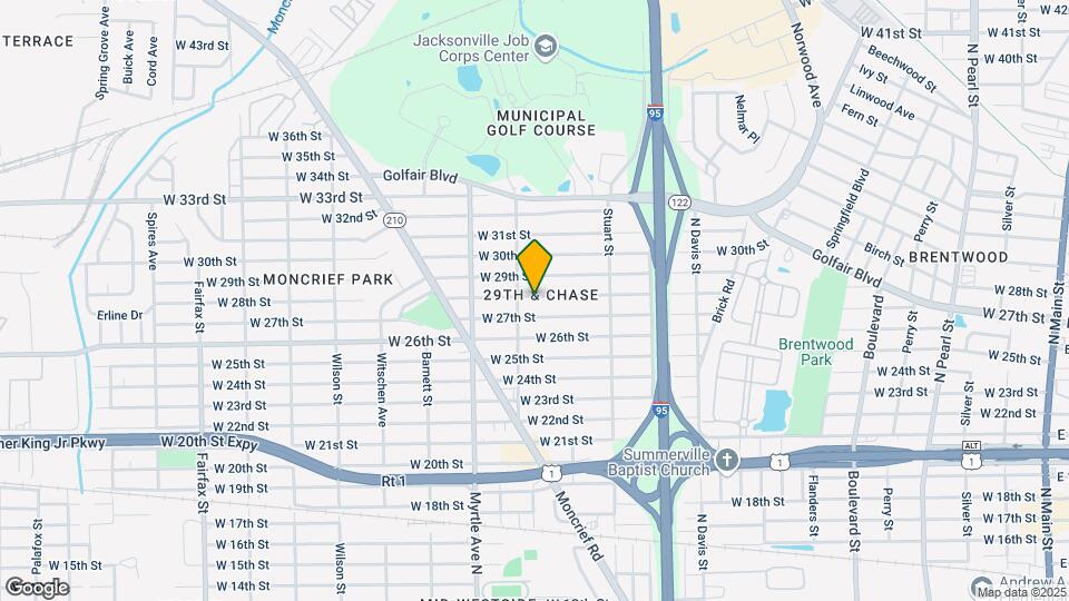 1202 W 28th St Map and Location Details