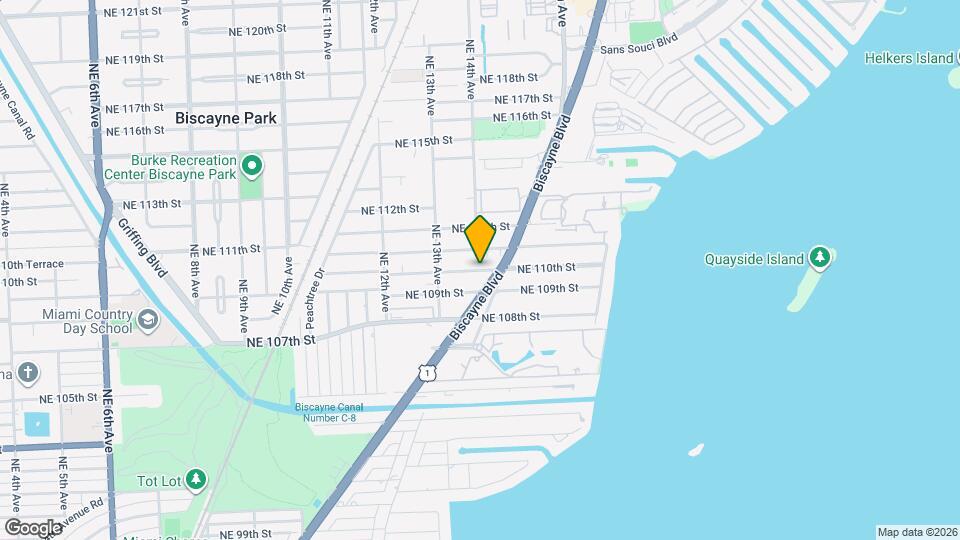 1437 NE 110th St Map and Location Details