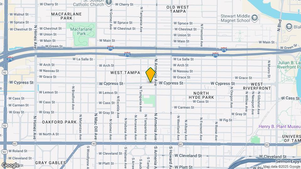 2410 W Cypress St Map and Location Details