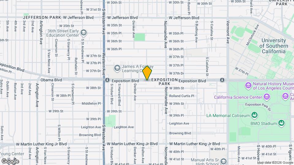 1380 Exposition Blvd Map and Location Details