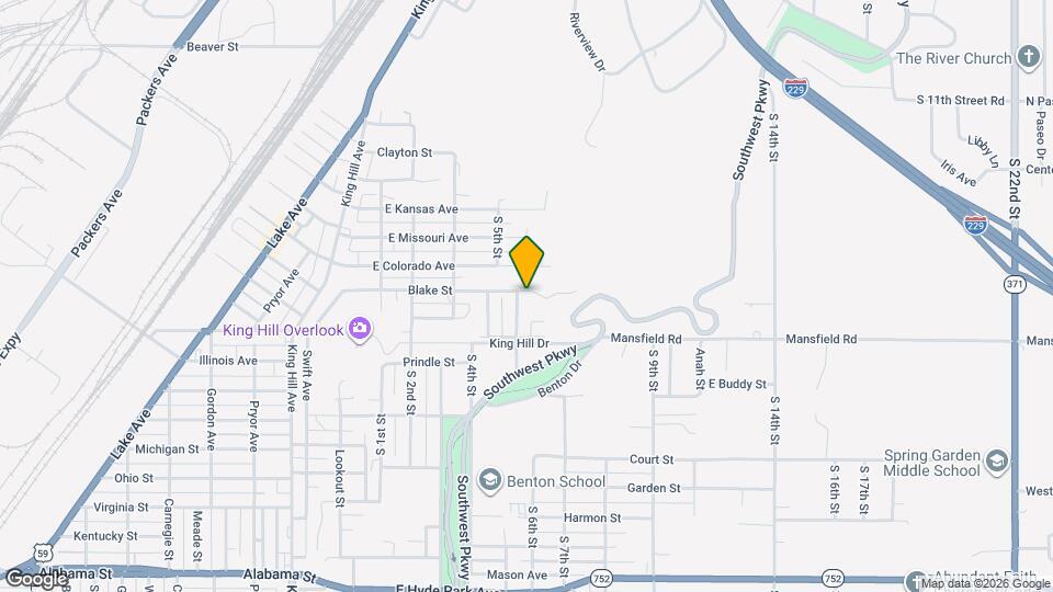 5303 Sawyer St Map and Location Details