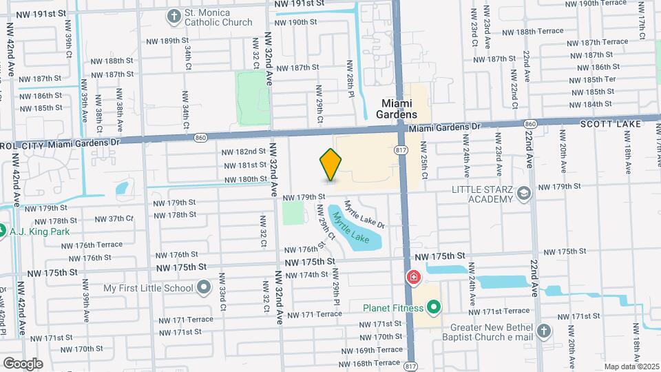 2820 NW 180th St Map and Location Details