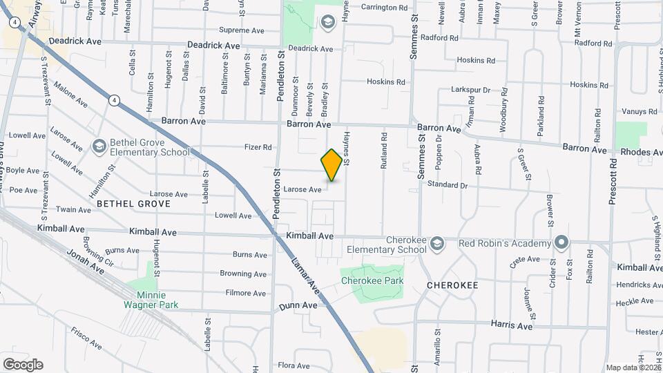 1252 Maywood St Map and Location Details