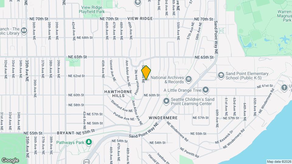 6042 50th Ave NE Map and Location Details