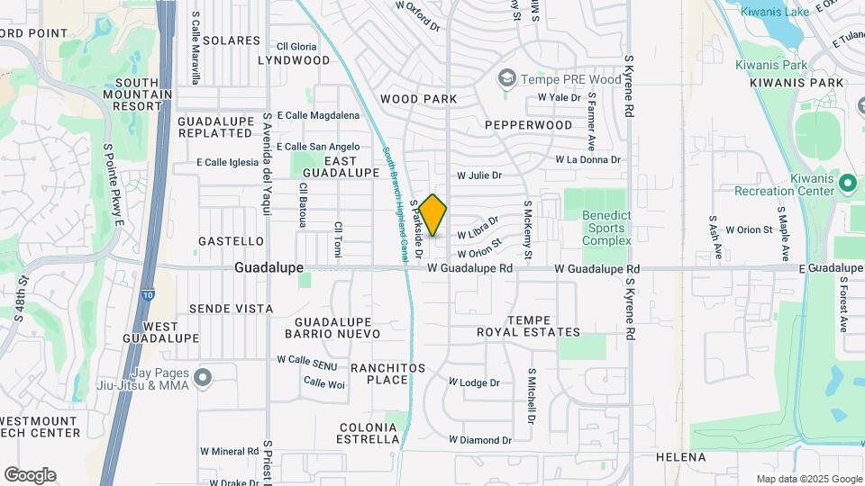 6338 S Colonial Way Map and Location Details