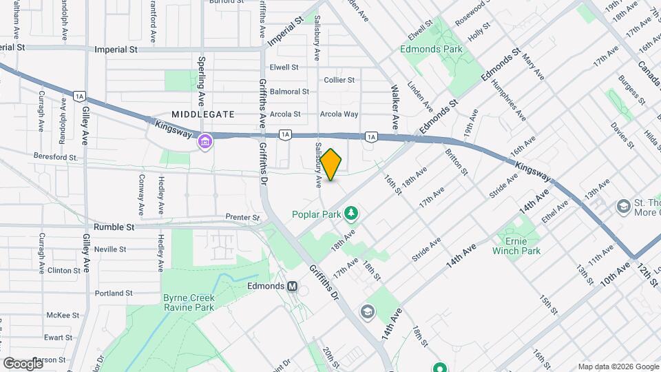 7330 Salisbury Ave Map and Location Details