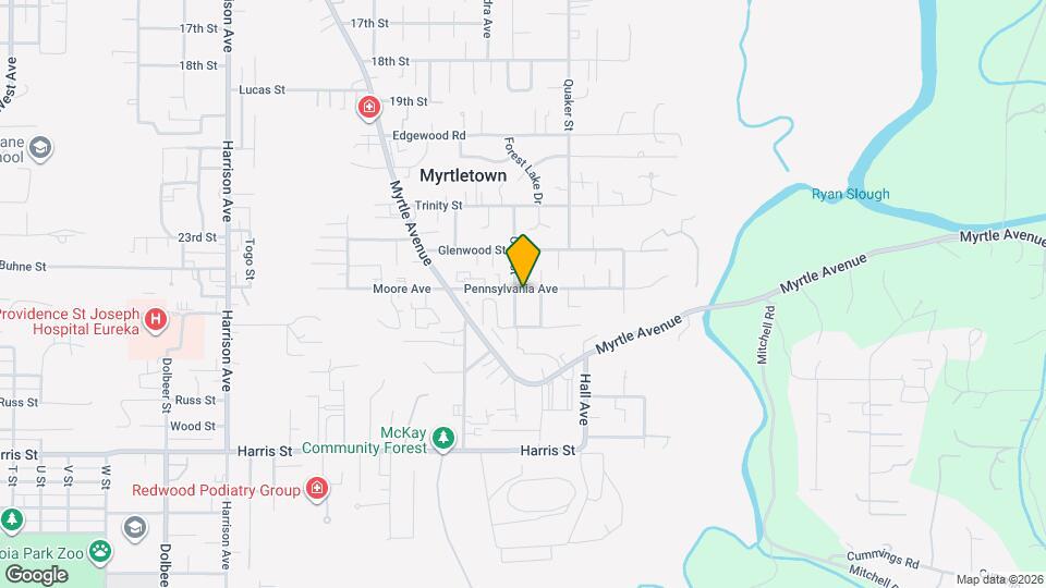 3614 Pennsylvania Ave Map and Location Details