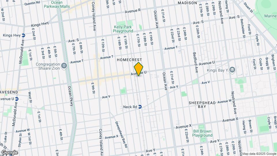 2119 E 16th St Map and Location Details