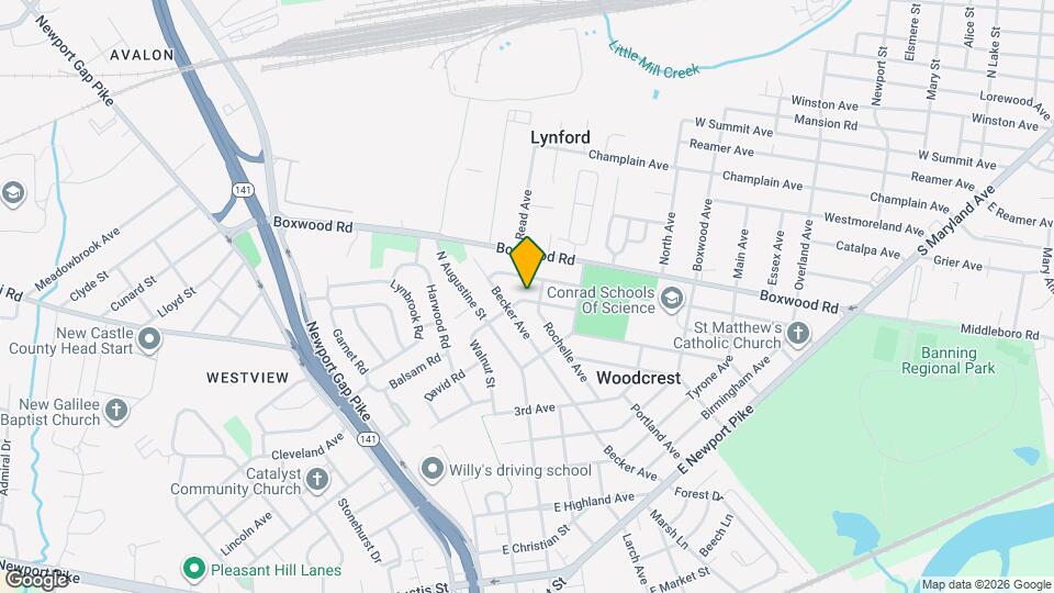 705 Fallon Ave Map and Location Details