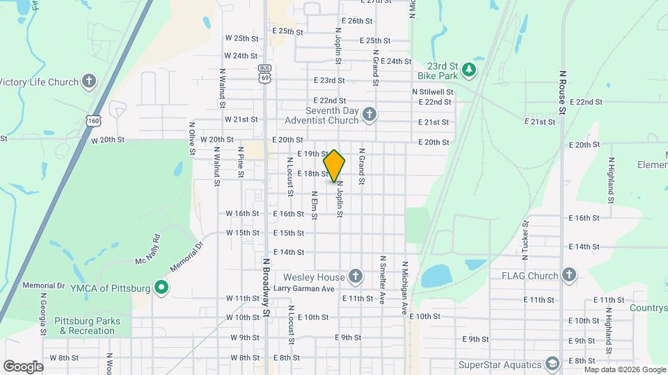 1703 N Joplin St Map and Location Details