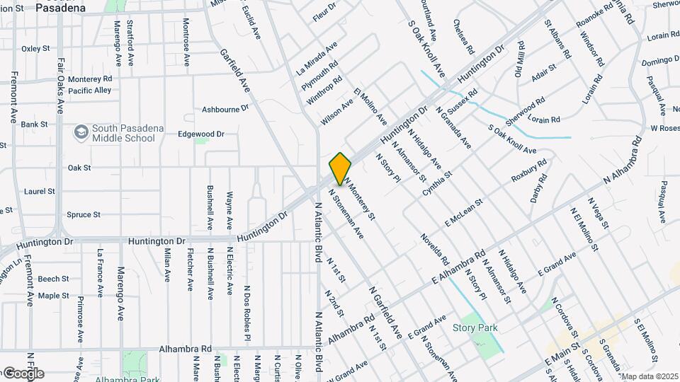 1206 N Stoneman Ave Mapa y Detalles de la Ubicación
