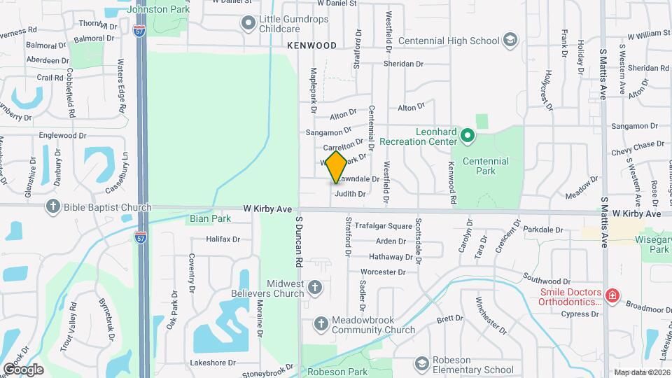 2808 Judith Dr Map and Location Details