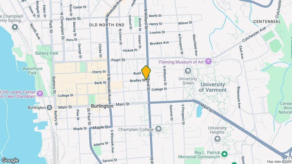79 S Willard St Map and Location Details