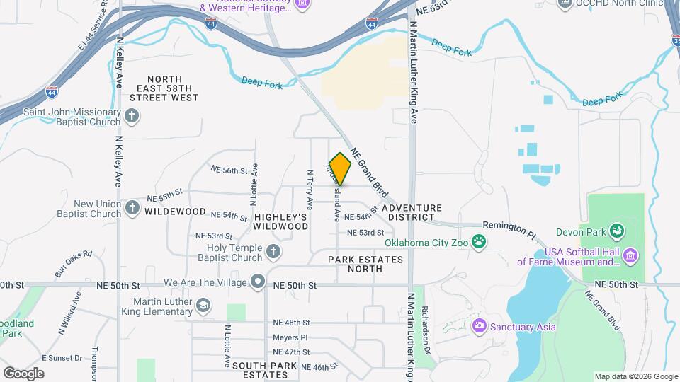 1800 NE 56th St Map and Location Details