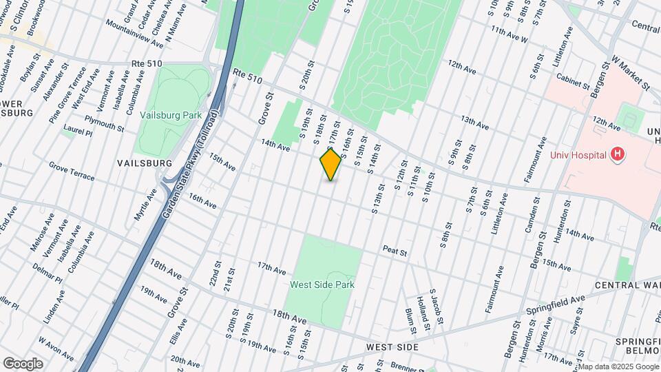 485 S 16th St Mapa y Detalles de la Ubicación