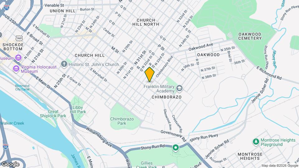 606 Chimborazo Blvd Map and Location Details