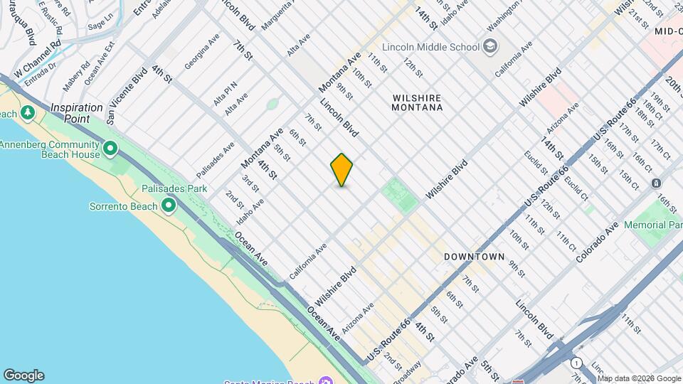 1018 6th St, Unit C Map and Location Details
