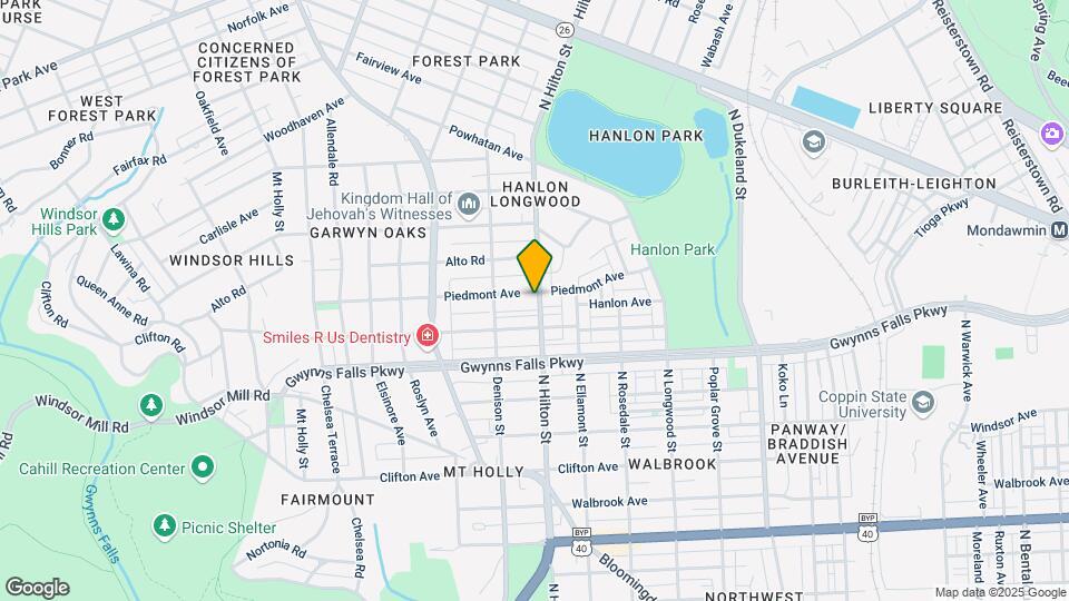 3303 Piedmont Ave Map and Location Details