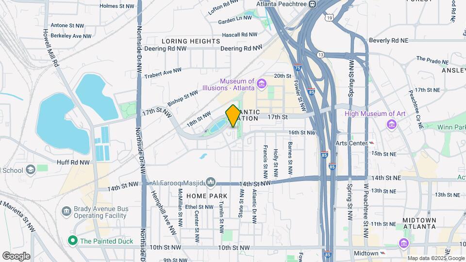 390 17th St Map and Location Details
