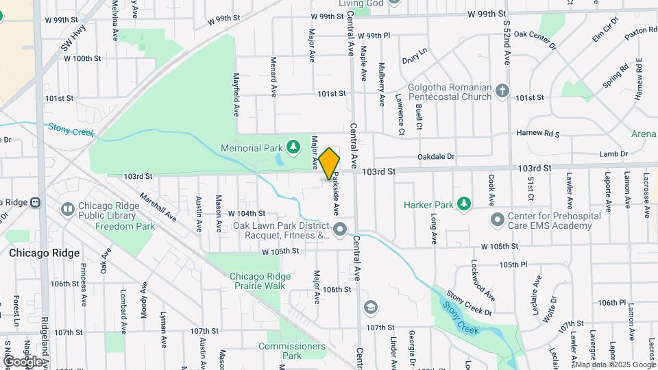 10310 S Parkside Ave Mapa y Detalles de la Ubicación
