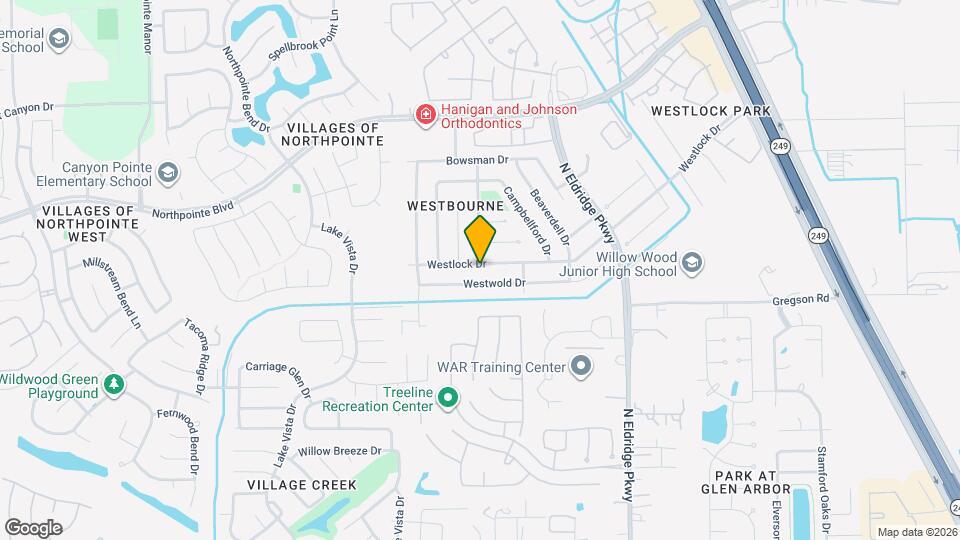 12303 Westlock Dr Map and Location Details