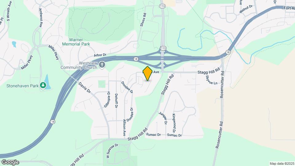 717 Ridgewood Dr Map and Location Details